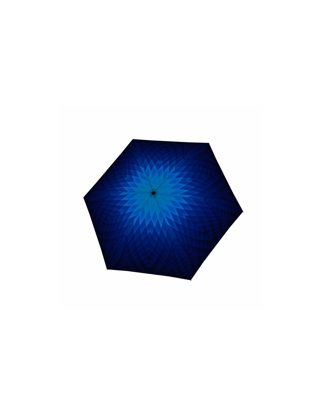 Carbonsteel Mini Slim Fusion blue - dámský skládací deštník