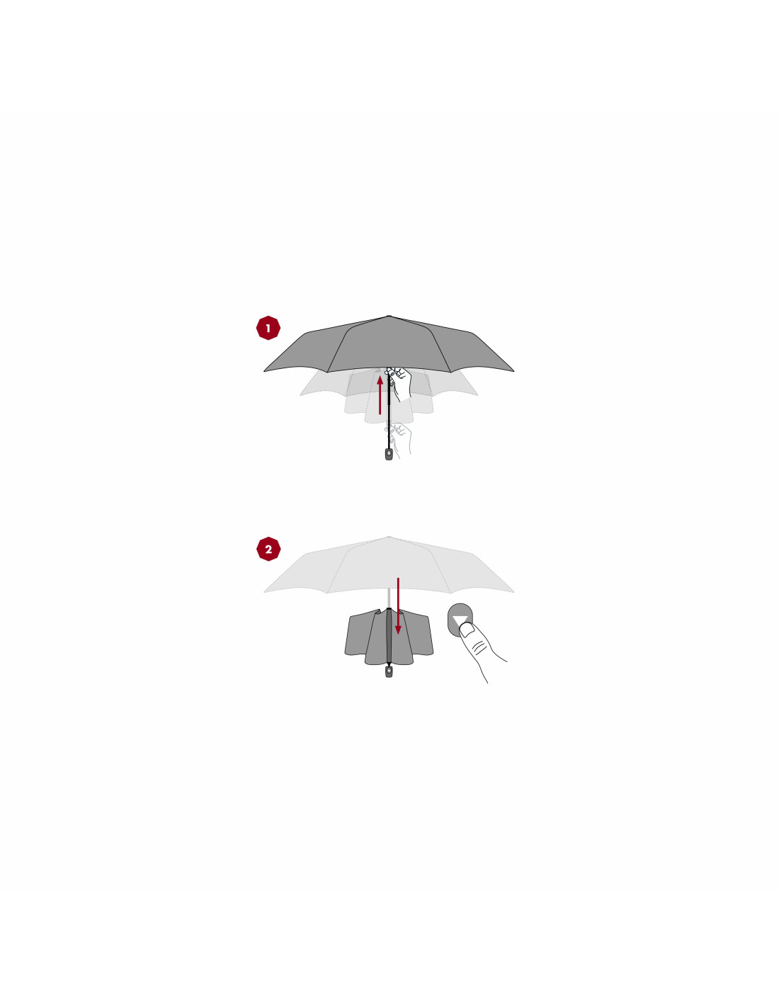 Smart Close - deštník s funkcí automatického zavírání