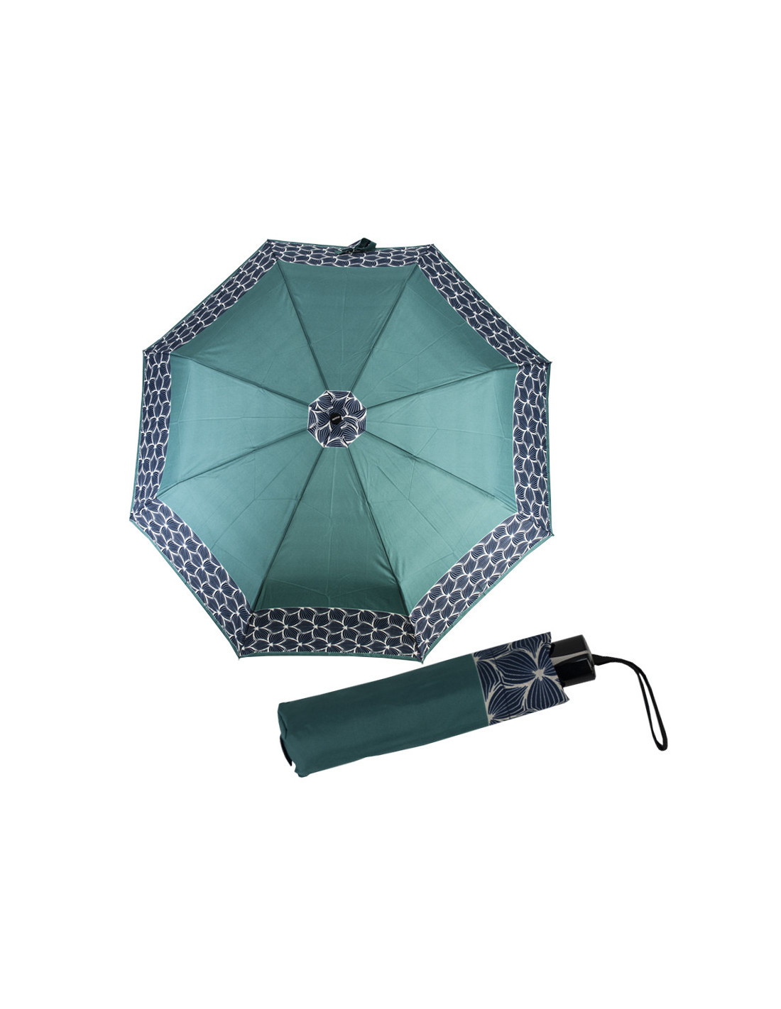 Fiber Mini Style - aqua viola - dámský skládací deštník