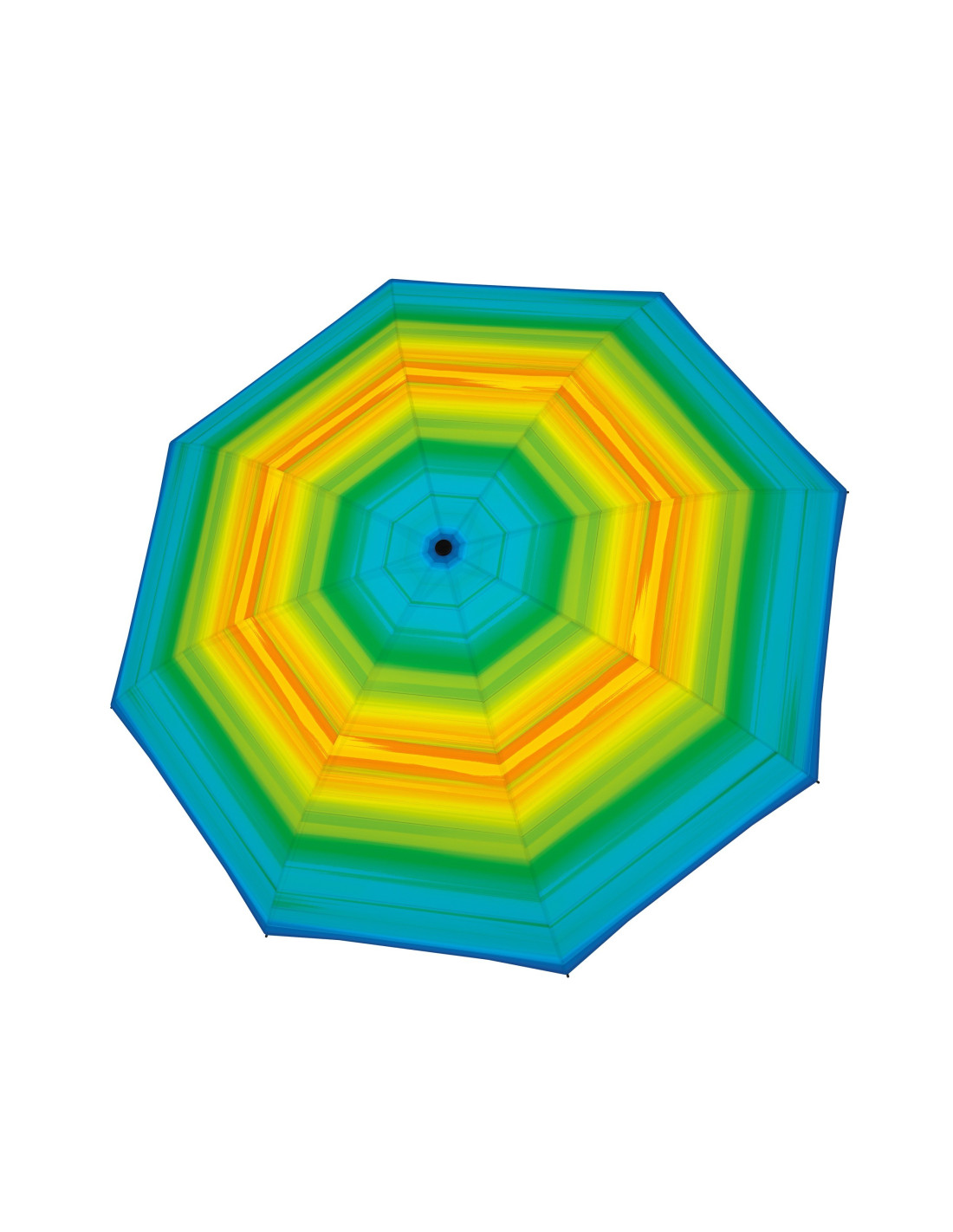 Fiber Mini Happy green - dámský skládací deštník