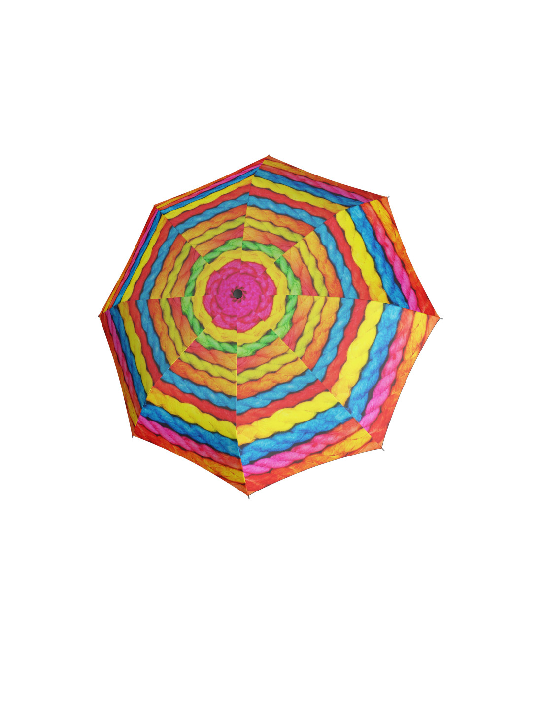 Modern Art WOOLLY - holový vystřelovací deštník
