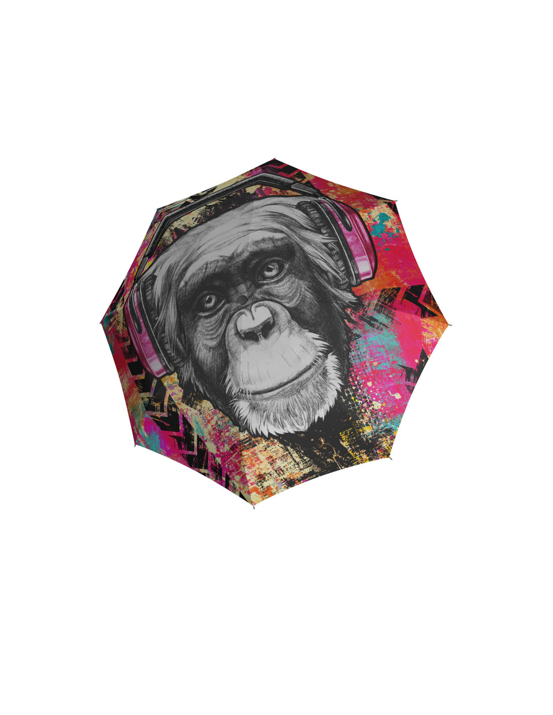 Modern Art Monkey- holový vystřelovací deštník