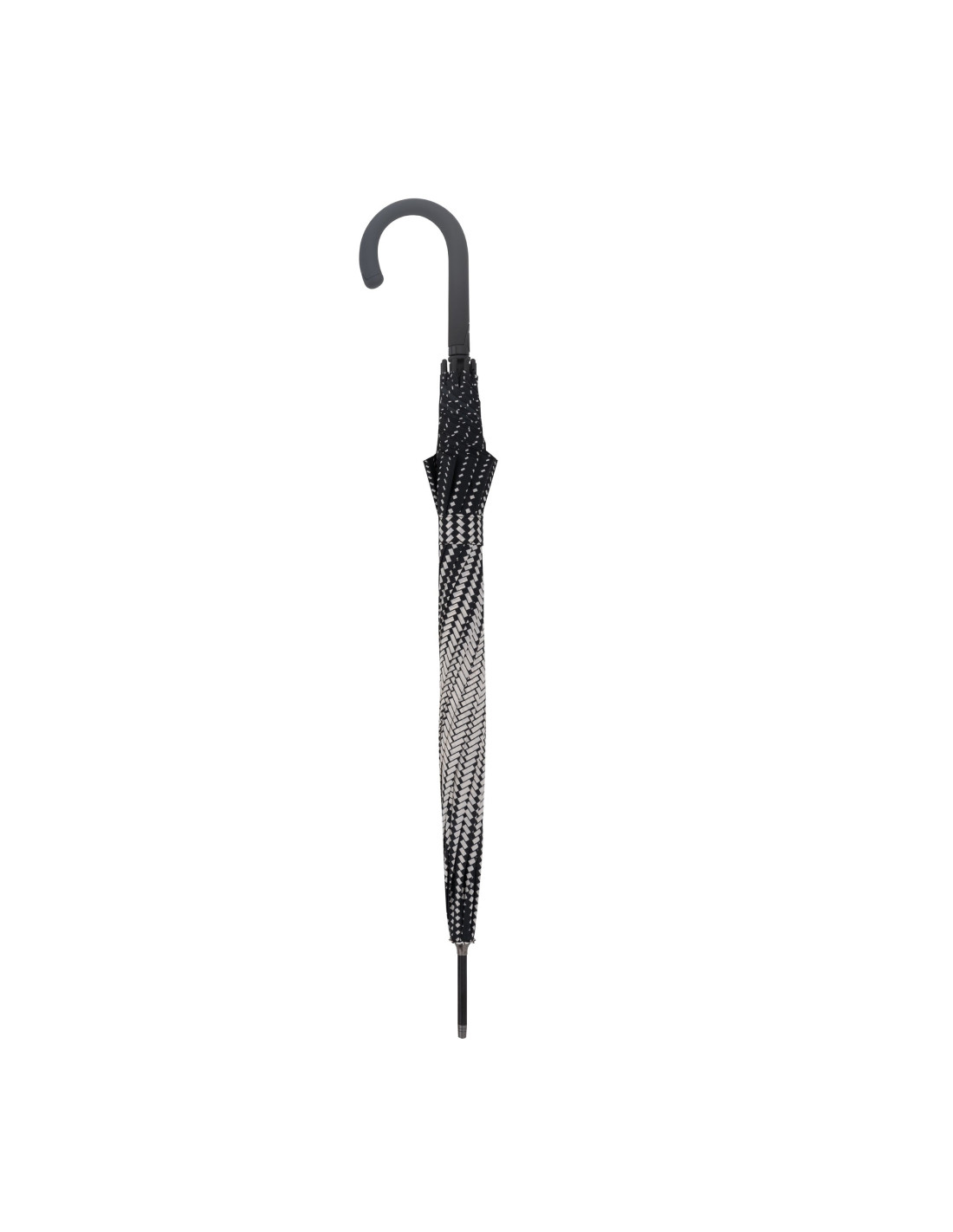 Fiber Flex AC Black&White Traced - dámský holový vystřelovací deštník