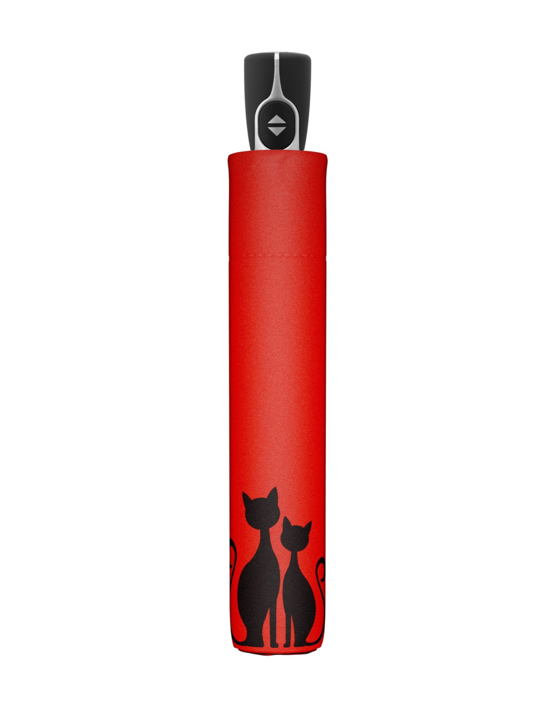 Fiber Magic Cats Family Red - dámský plně automatický deštník