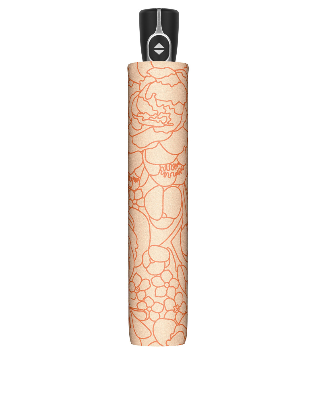 Magic fiber Giardino soft orange– dámský plně automatický deštník
