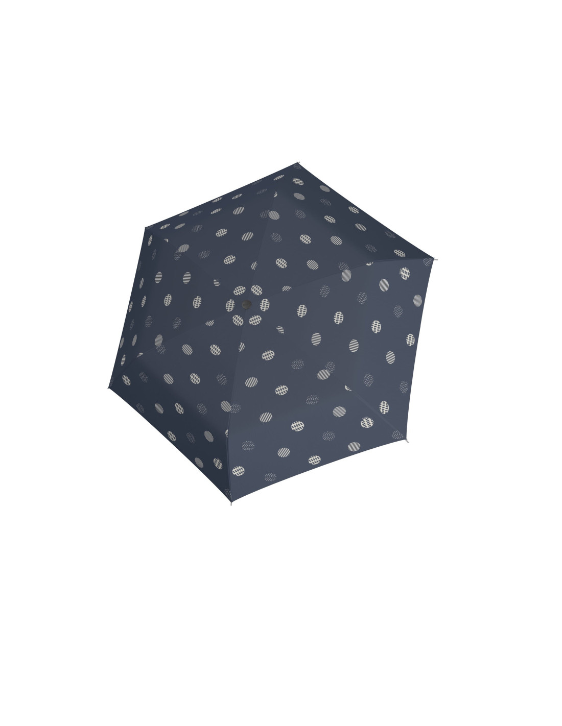 Fiber Magic Timeless Blue Dots – dámský plně automatický deštník