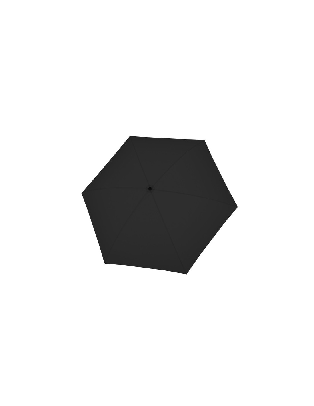 Fiber Micro Flat uni black - dámský/pánský plně automatický deštník