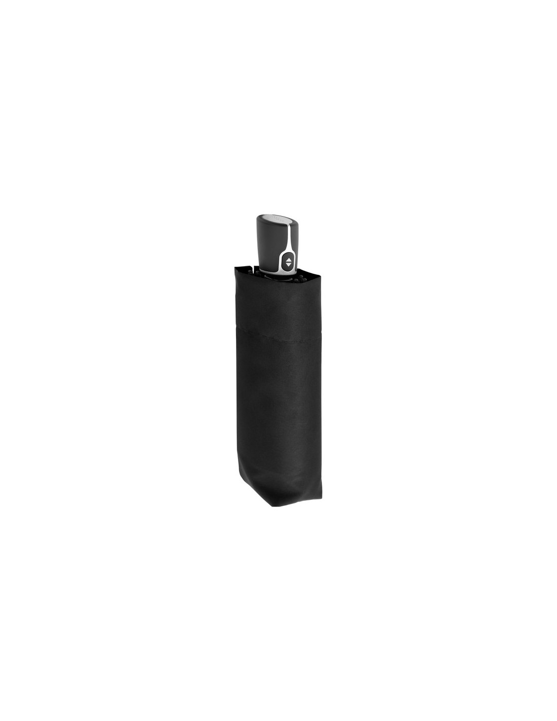 Fiber Micro Flat uni black - dámský/pánský plně automatický deštník