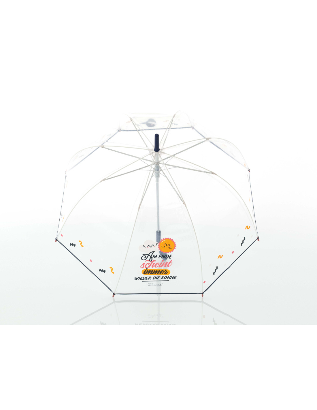 Kids Lang AC Transparent SUNSHINE - průhledný dětský holový deštník