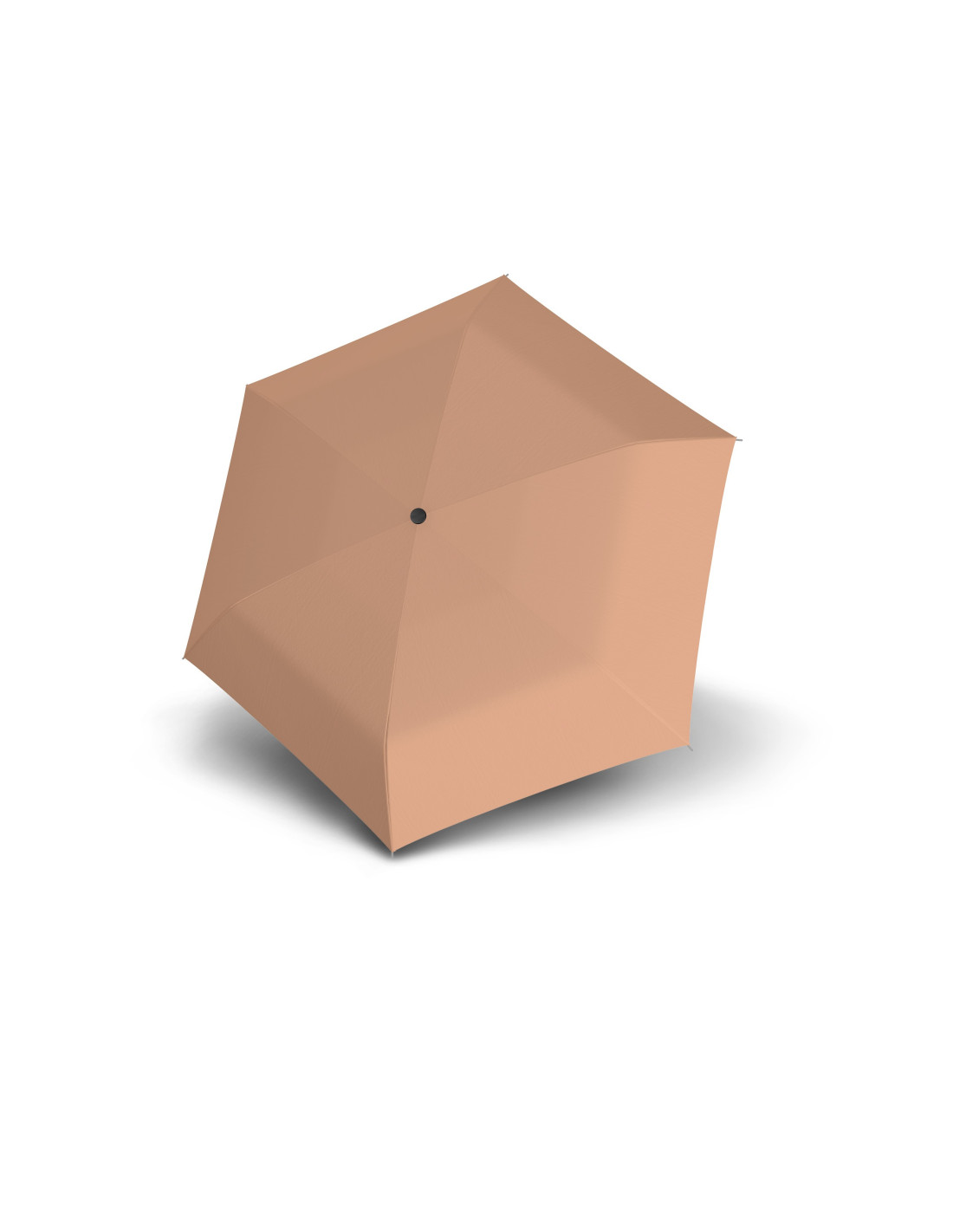 Knirps US.050 ultra light slim manual peach - lehký dámský skládací plochý deštník