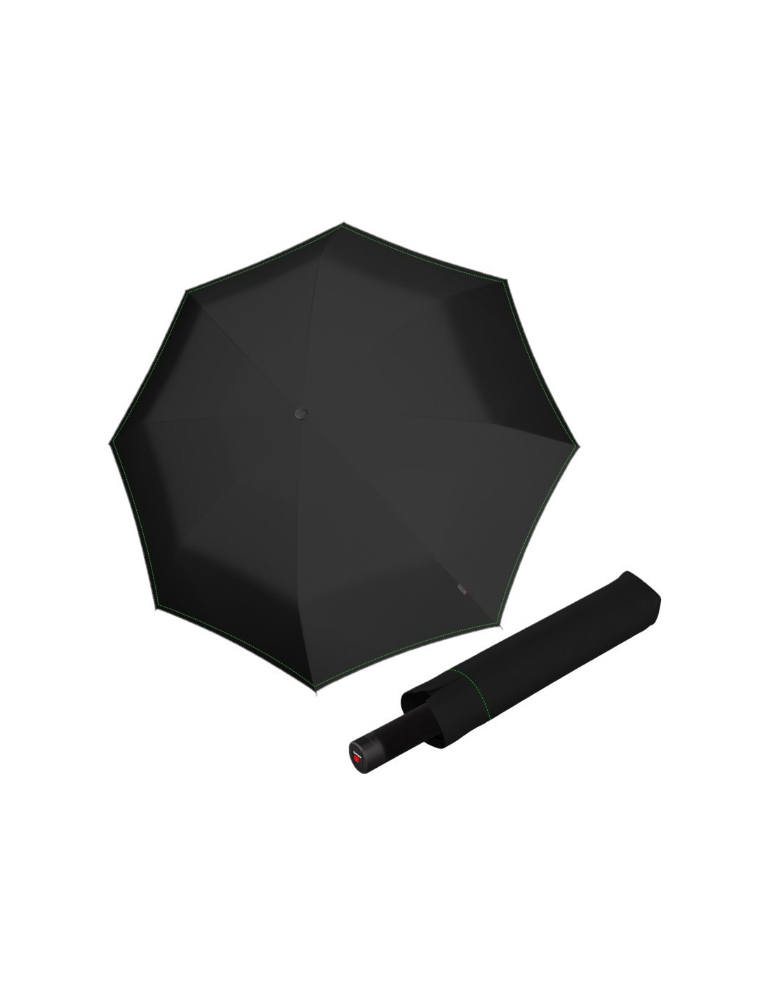 KNIRPS U.90 XXL NEON BLACK - ultralehký skládací deštník