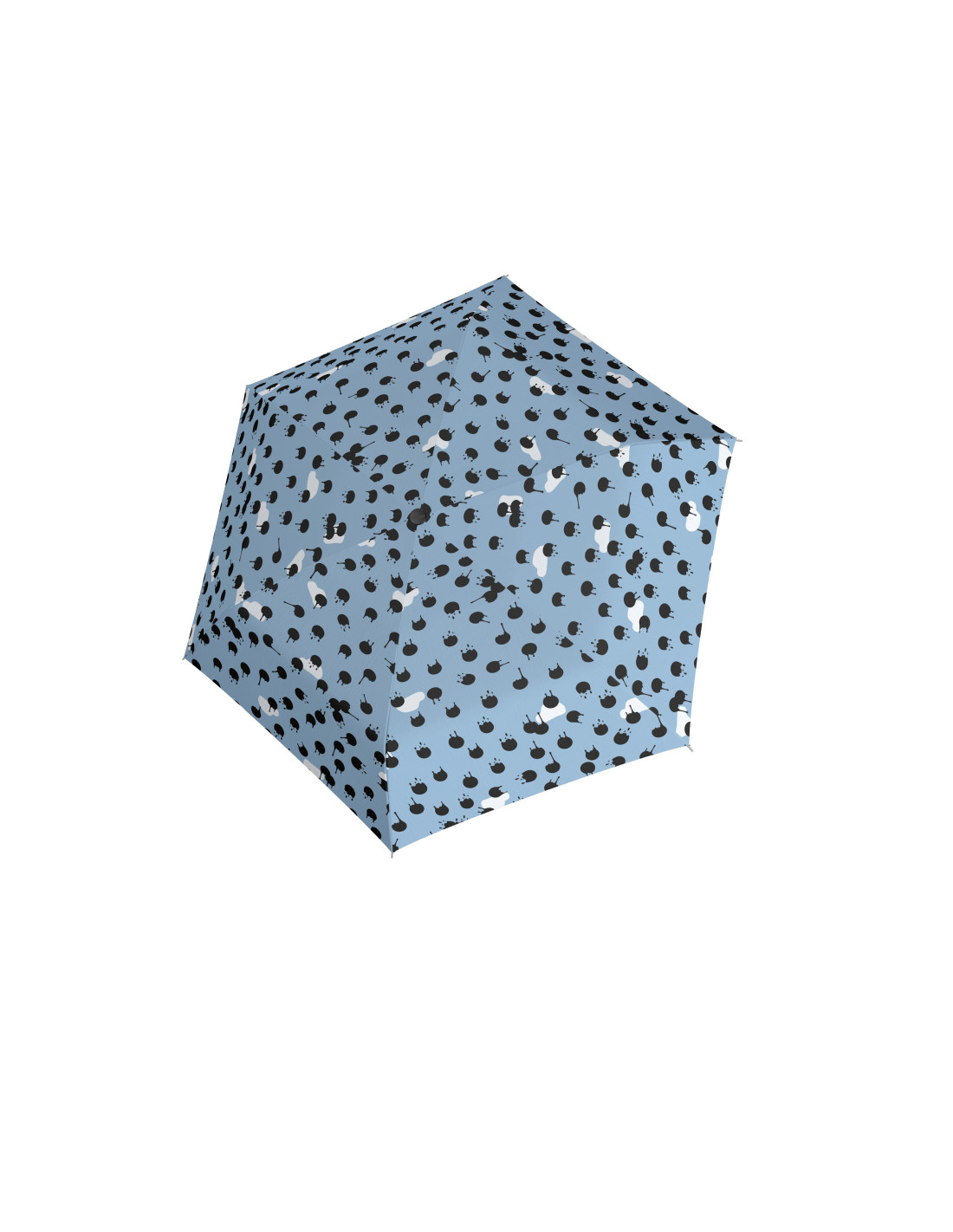 Knirps U.200 Duomatic rainyday ice - elegantní dámský plně automatický deštník