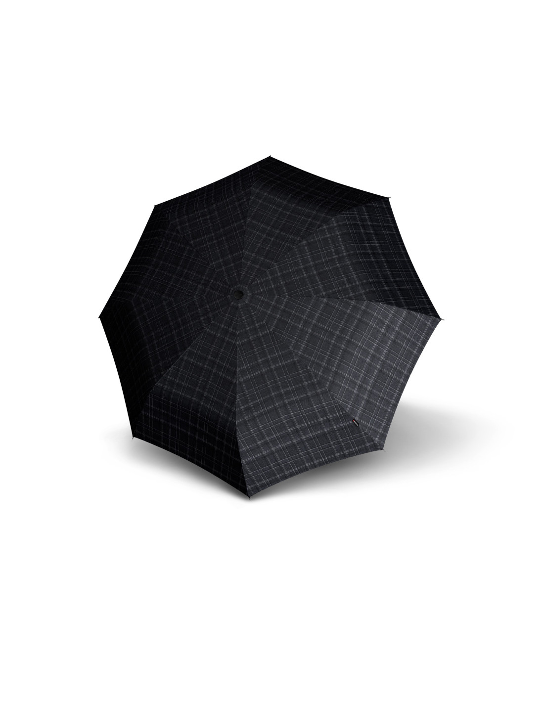 KNIRPS S.570 LARGE PRINTS CHECK - pánský vystřelovací deštník