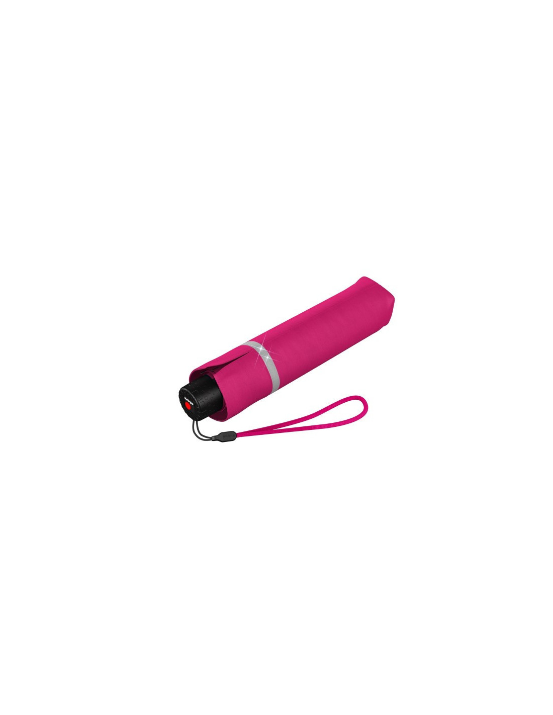 Knirps Rookie Flamingo Reflective lehký skládací deštník