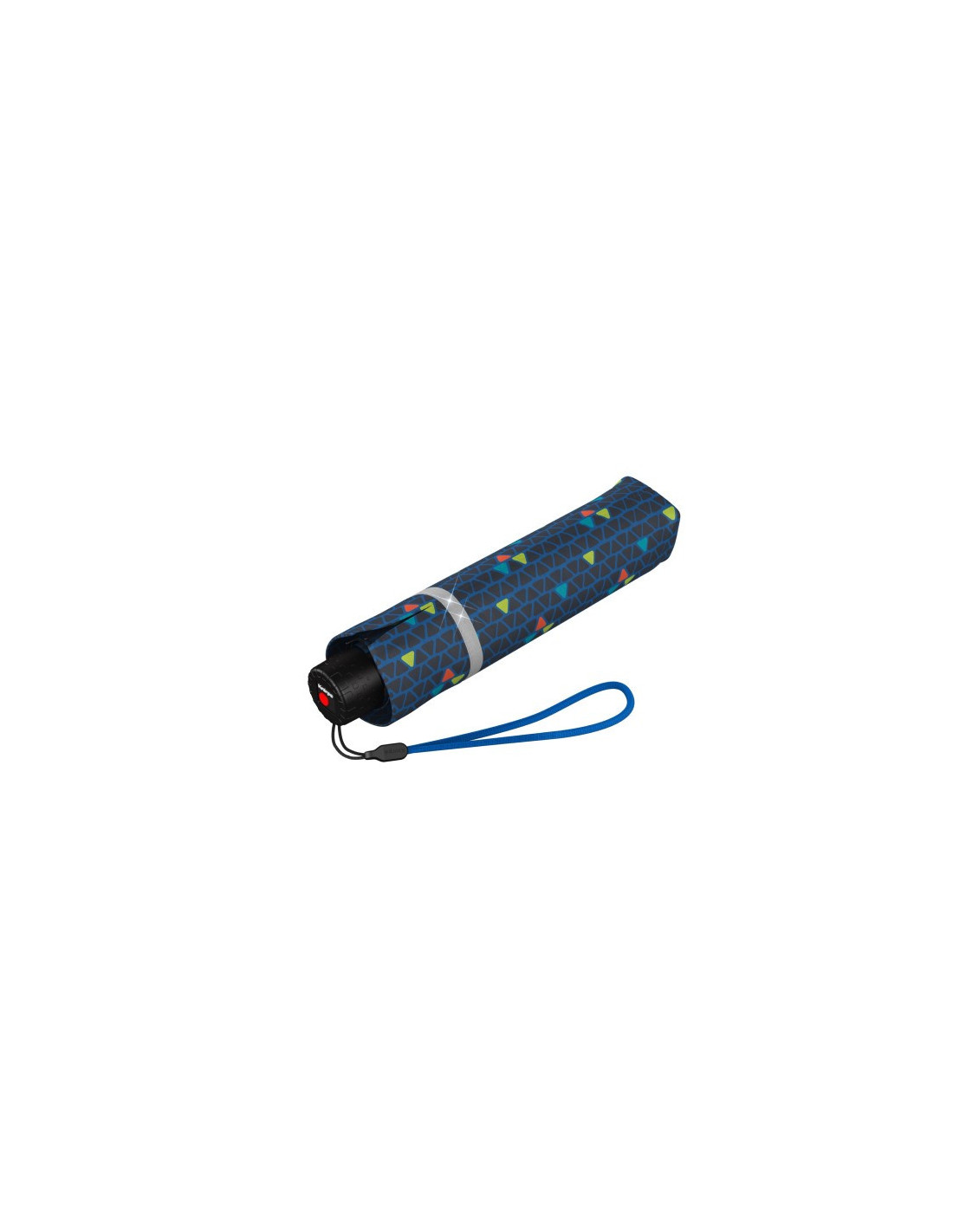 Knirps Rookie Triple Blue Reflective lehký skládací deštník