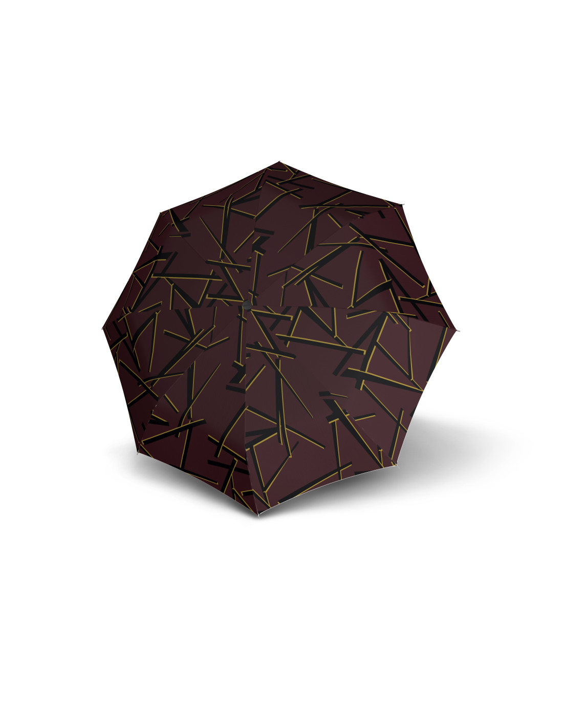 KNIRPS A.200 MEDIUM Kombat Chianti - elegantní dámský plnoautomatický deštník