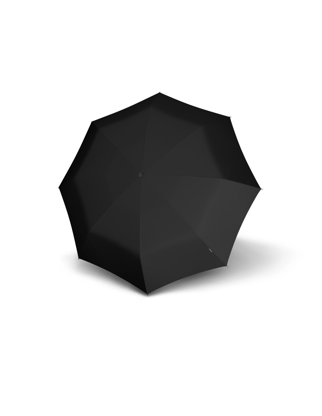 KNIRPS T.760 BLACK - elegantní holový vystřelovací deštník