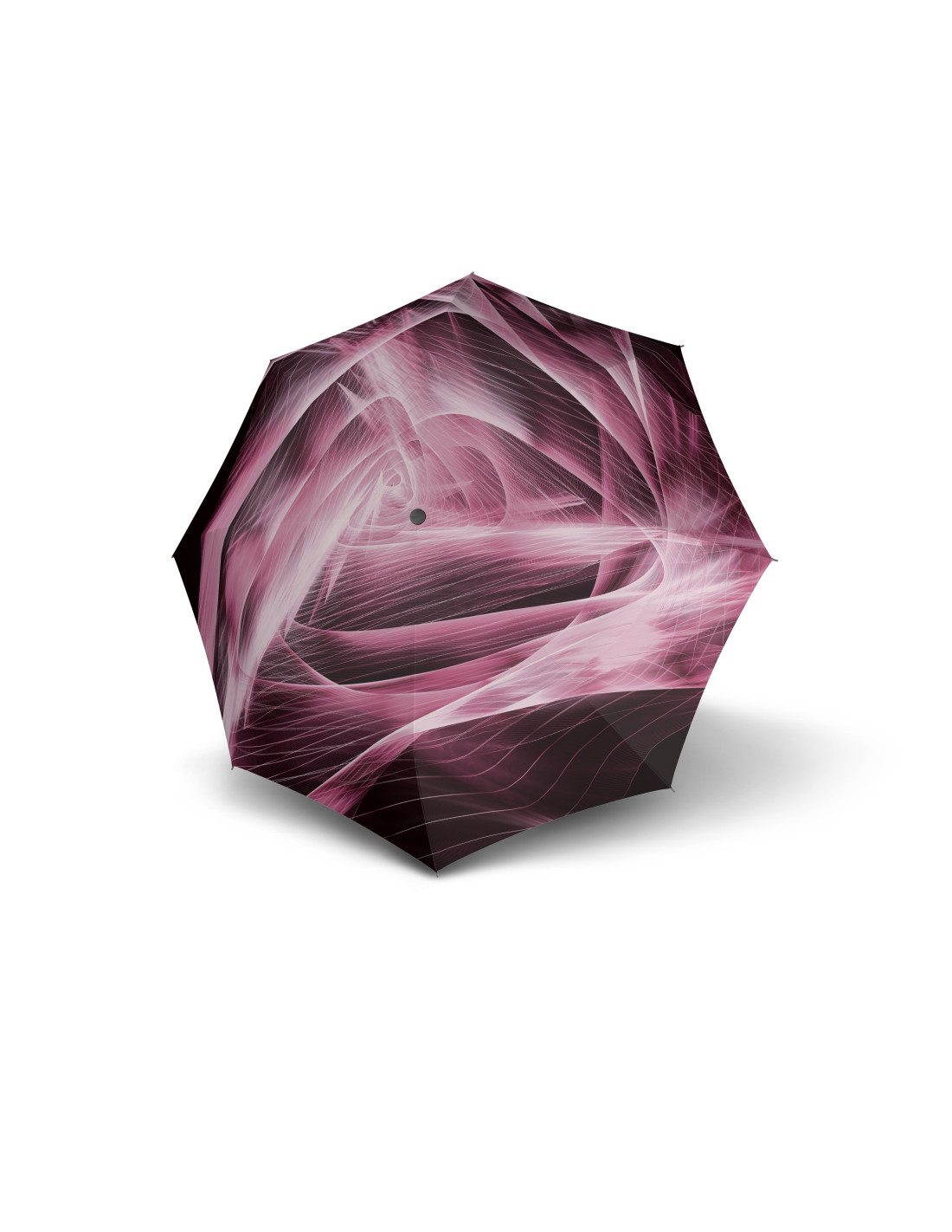 Knirps T .760 Stick Automatic Aura rose - elegantní holový vystřelovací deštník