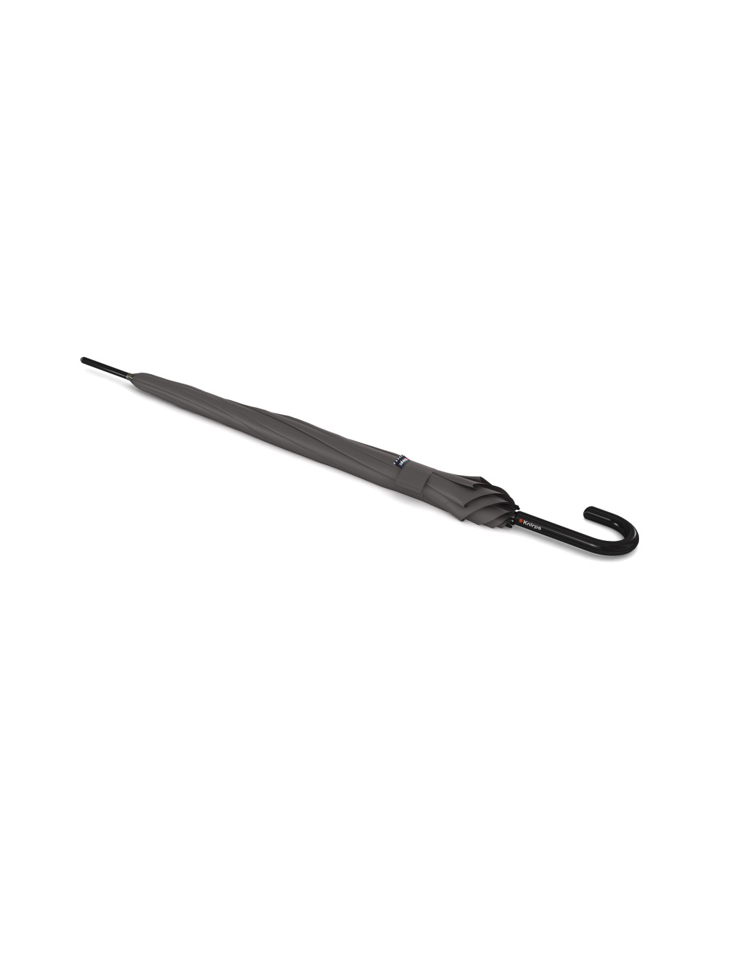 KNIRPS A.760 STICK DARK GREY - elegantní holový vystřelovací deštník