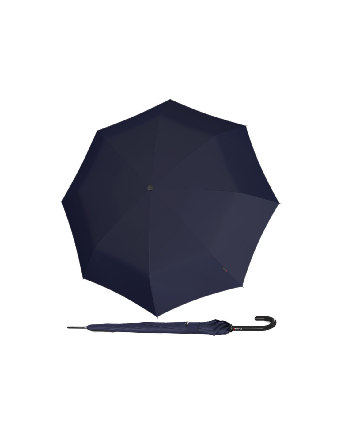 KNIRPS A.760 STICK NAVY - elegantní holový vystřelovací deštník
