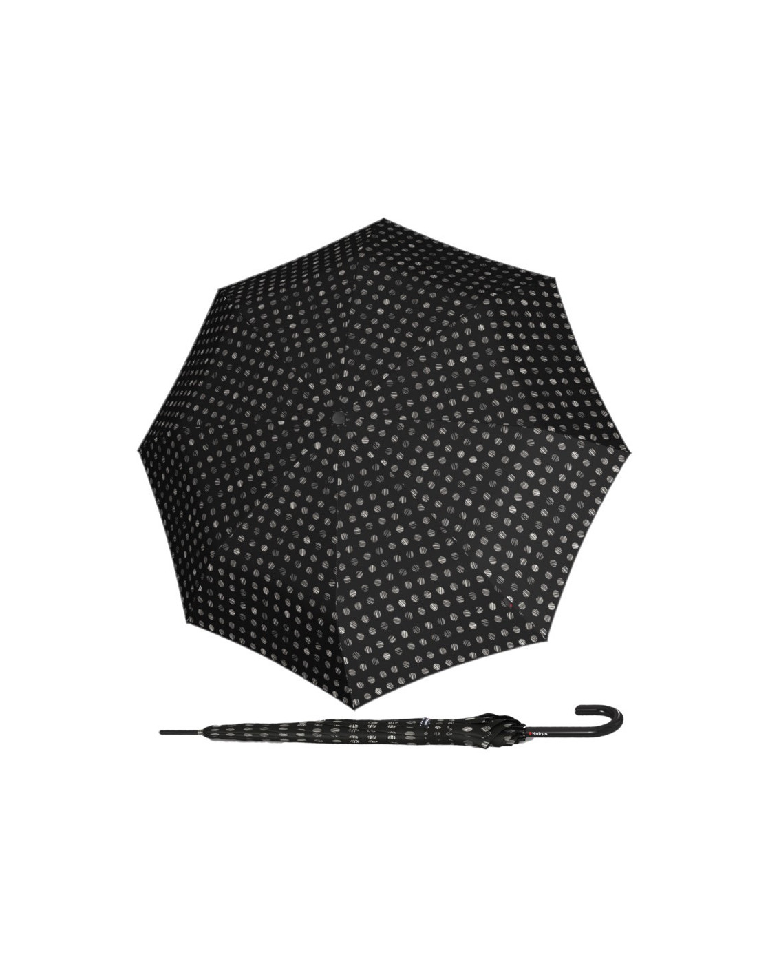 KNIRPS A.760 STICK PINTA CLASSIC - elegantní holový vystřelovací deštník