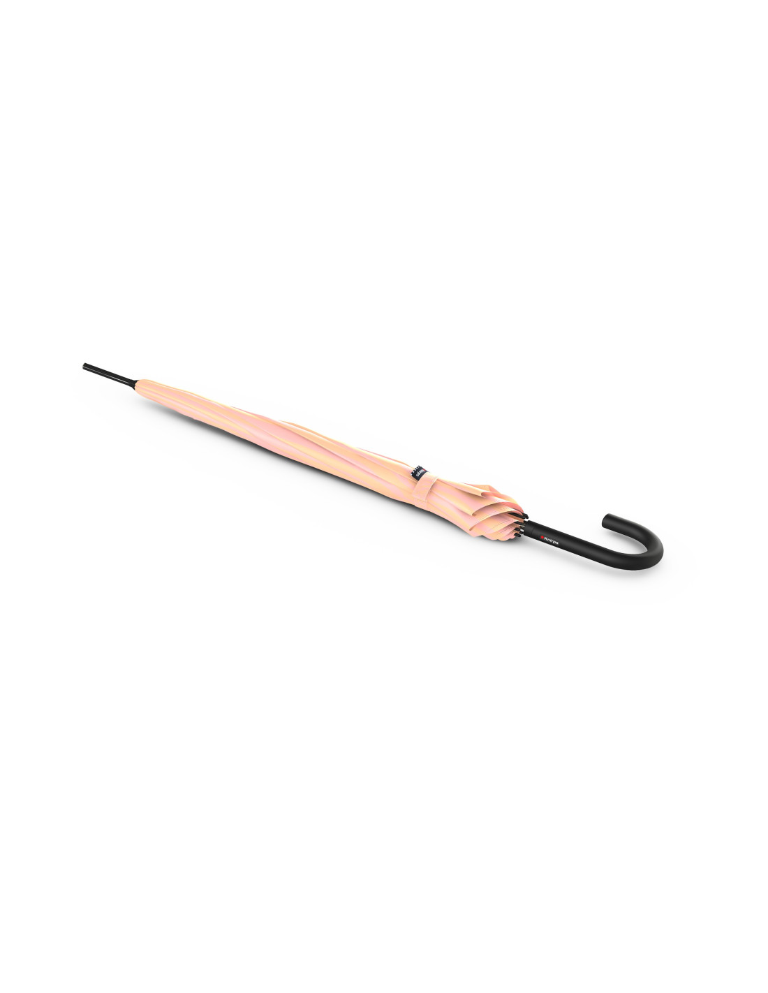 KNIRPS A.760 STICK AUTOMATIC Zebra Peach - elegantní holový vystřelovací deštník