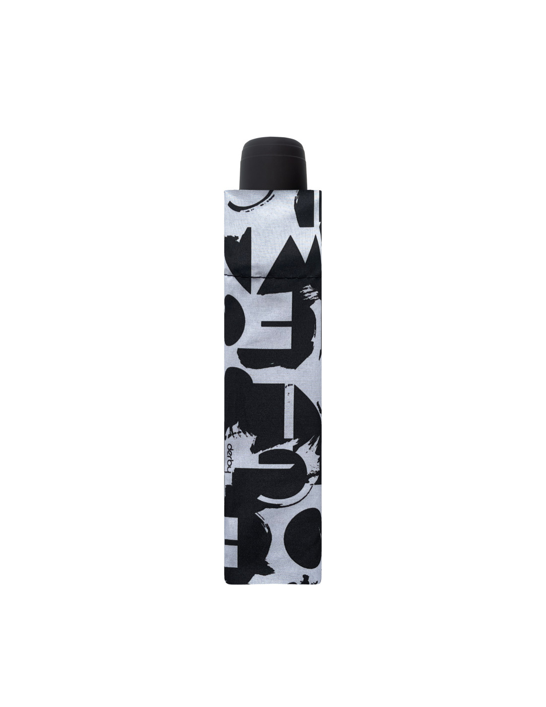 Hit Mini Lettering Black&White - dámský skládací deštník