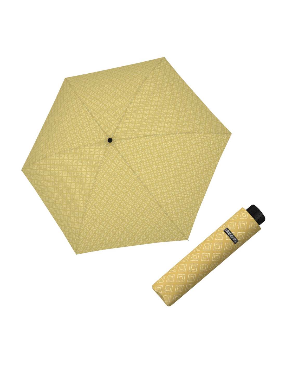Fiber Havanna Calm Yellow - skládací deštník
