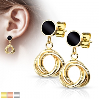 Náušnice chirurgická ocel 10 mm SE1006