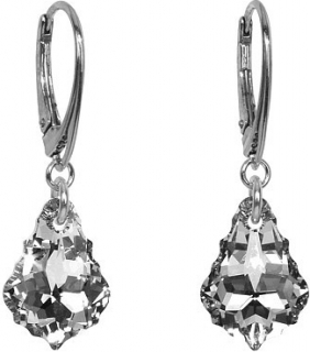 Náušnice stříbrné Baroque Argent Swarovski Elements LSW166E