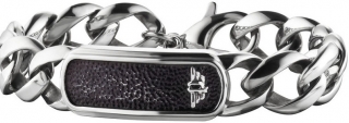 Náramek pánský z chirurgické oceli Police PJ25696BSS/01-S