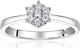 Zásnubní stříbrný prsten FLORINA s Brilliance Zirconia - JJJR2338R