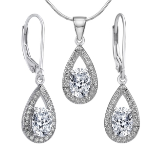 Set stříbrných šperků PHOENIX náušnice a přívěsek JJJS0223w