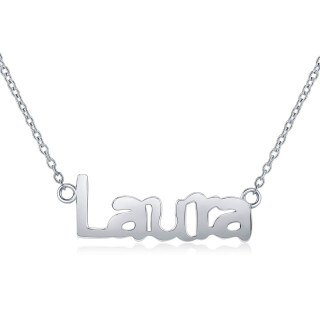 Stříbrný řetízek se jménem Laura