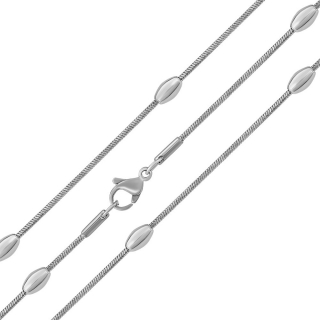 Dámský náhrdelník z chirurgické oceli 45 cm KMM29940
