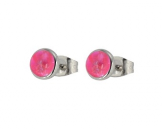 Náušnice Tribal ESS468 pink