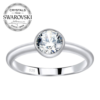 SILVEGO stříbrný prsten ISADORA se Swarovski® Zirconia JJJR1120SW