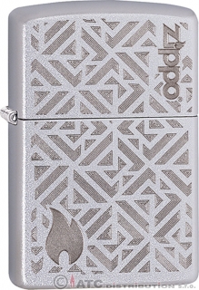 Benzínový zapalovač Zippo PF19 ZIPPO GEOMETRIC DES 20439