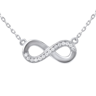 Stříbrný náhrdelník INFINITY
