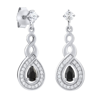 SILVEGO luxusní stříbrné náušnice