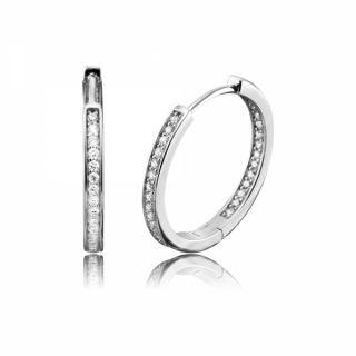 Náušnice ENGELSRUFER Lisa kruhové ERE-LISA-ZI-CR