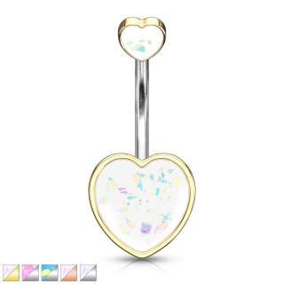 Piercing do pupíku z chirurgické oceli NSQ-5056