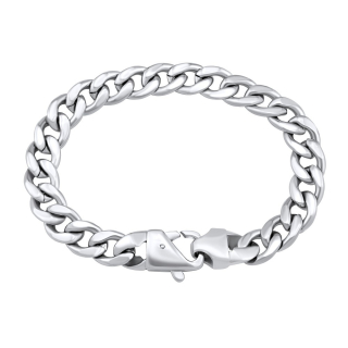 Náramek PANCR - CURB 10 mm z chirurgické oceli