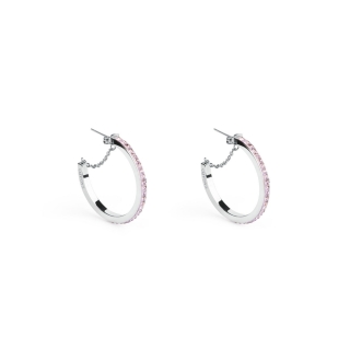 Naušnice Sagapo CRYSTAL RING SCR25