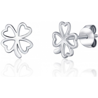 JVD Dámské stříbrné náušnice pecičky srdíčka SVLS0050EH20000