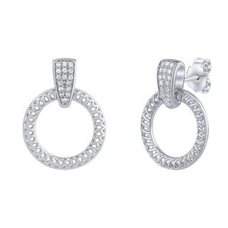 Stříbrné náušnice Rica s Brilliance Zirconia  FW15715E
