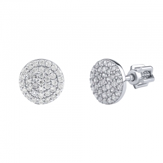 Stříbrné náušnice pecky Atyria s Brilliance Zirconia PRGPSE0020ES 