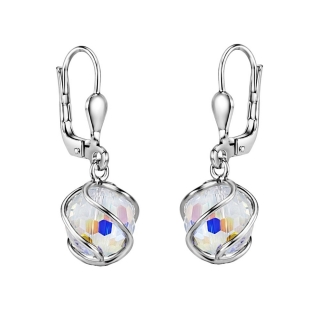 Stříbrné náušnice se Swarovski® Crystals SILVEGOB31644