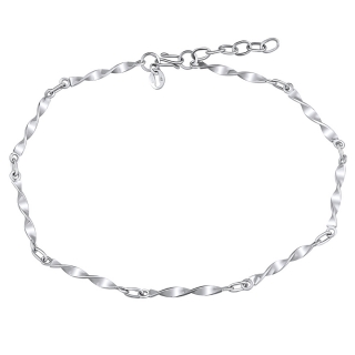 Dámský stříbrný řetízek na nohu Daira 23+1 cm PRM10099A 