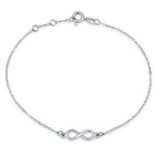 Stříbrný náramek s přívěskem INFINITY nekonečno SMJB024EE5ZT